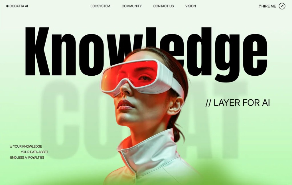 Futuristic learner exploring the knowledge layer for AI